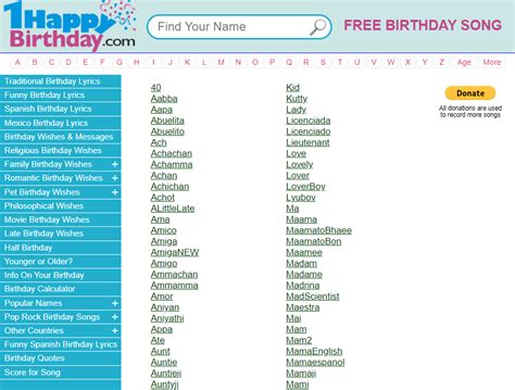 1happy birthday com|happy birthday song with name generator.